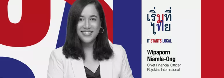 Michael Page Thailand's It Starts Local content campaign, featuring Wipaporn Niamla-Ong, CFO at Rojukiss
