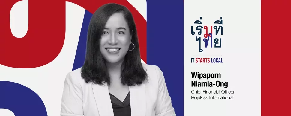 Michael Page Thailand's It Starts Local content campaign, featuring Wipaporn Niamla-Ong, CFO at Rojukiss
