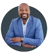 Man cross arms and smiling